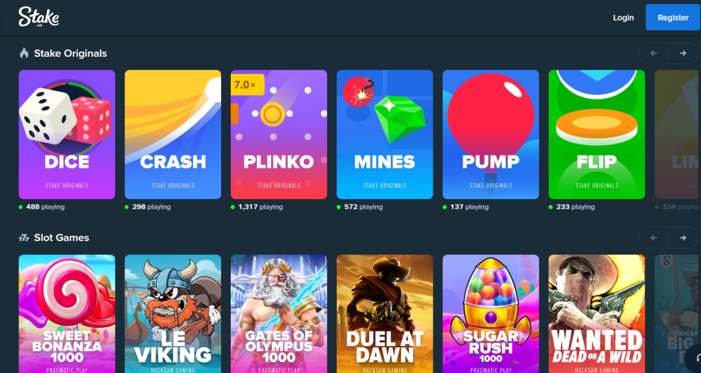 Stake.us social casino