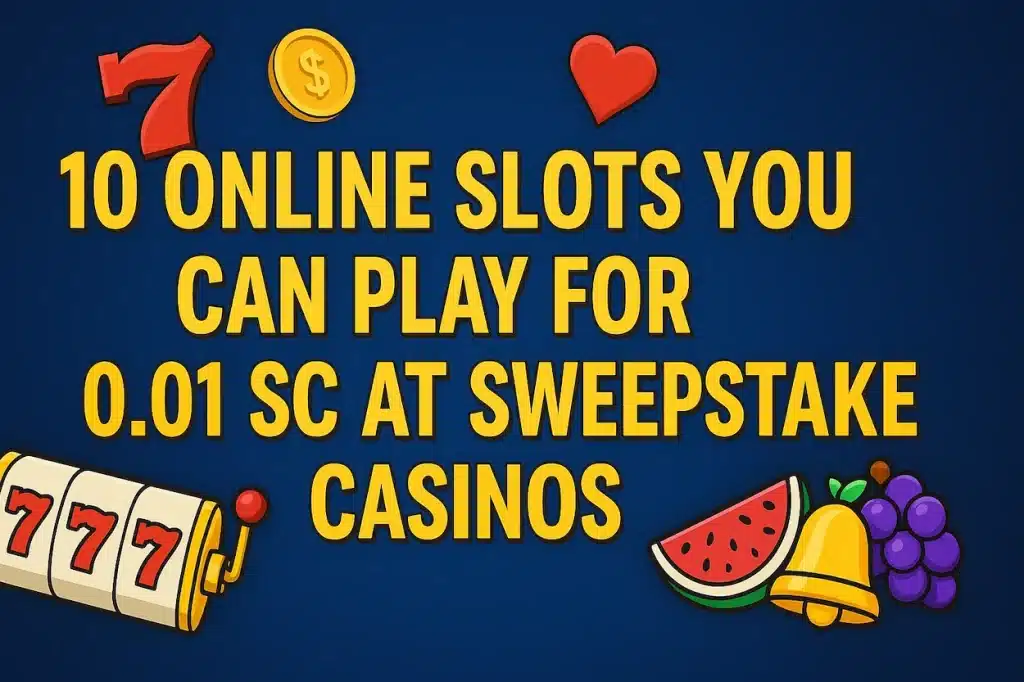 The cheapest slots to play at sweepstake casinos
