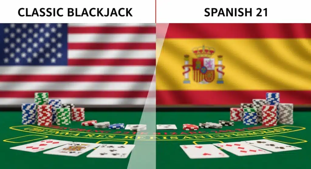 Blackjack versus Spanish 21