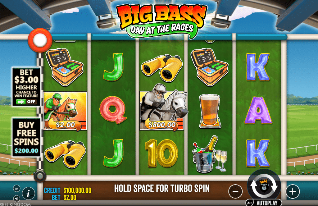 Big Bass Day at the Races demo slot symbols explained