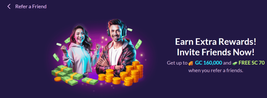 PlayFame refer-a-friend bonus program