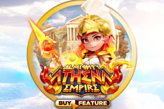 Almighty Athena Empire slot game artwork from the legacy Casino Context page