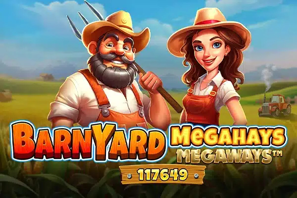 Barnyard Megahays Megaways game artwork from the legacy Casino Context page