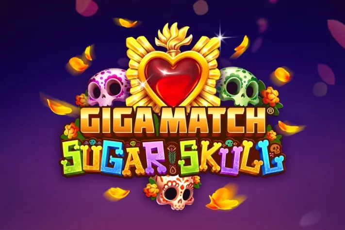 Giga Match® Sugar Skull slot game artwork from the legacy Casino Context page
