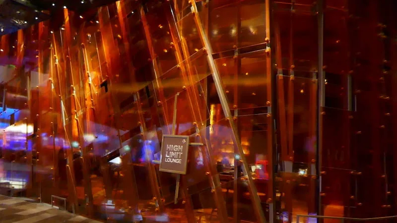 High Limit Lounge at Aria Entrance to the High Limit Lounge at Aria Resort and Casino.