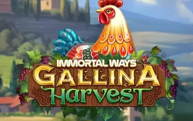 Immortal Ways® Gallina Harvest slot game artwork from the legacy Casino Context page