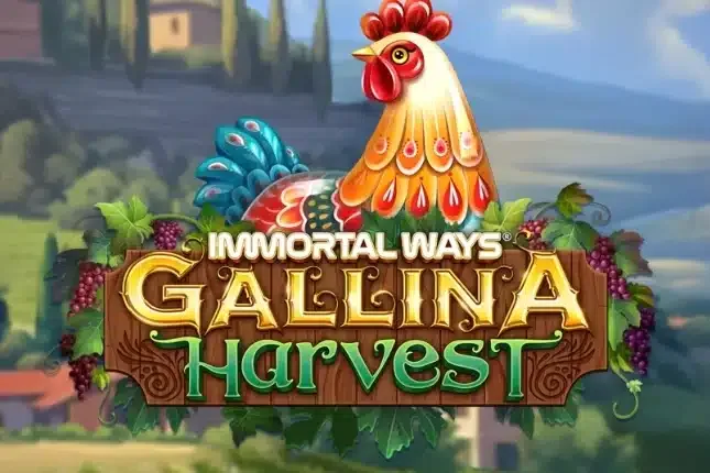 Immortal Ways® Gallina Harvest slot game artwork from the legacy Casino Context page