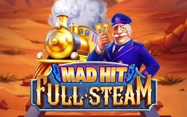 Mad Hit® Full Steam slot game artwork from the legacy Casino Context page