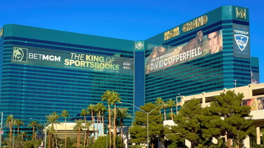 Exterior of MGM Grand Las Vegas.