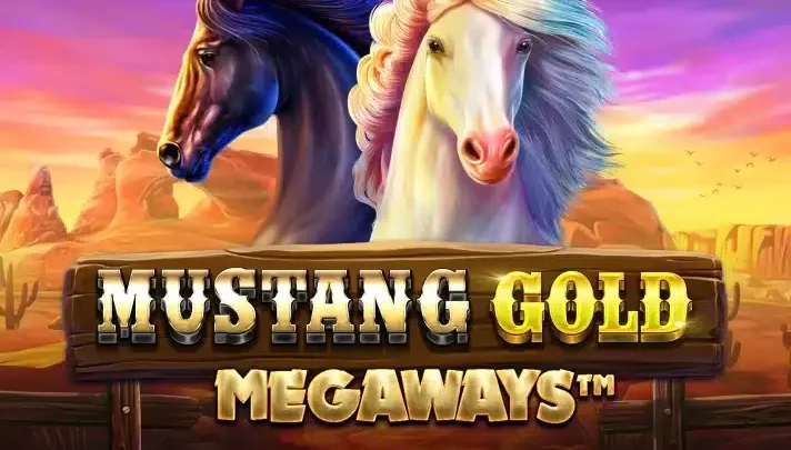 Mustang Gold Megaways™ slot game artwork from the legacy Casino Context page
