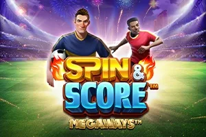 Spin & Score Megaways™ slot game artwork from the legacy Casino Context page