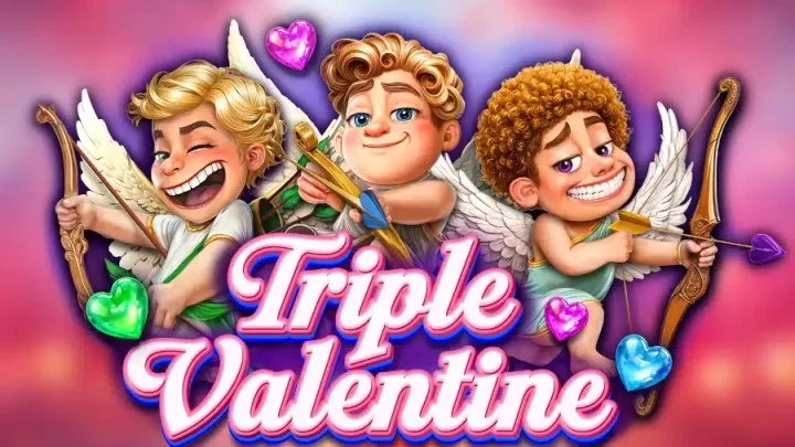 Triple Valentine slot game artwork from the legacy Casino Context page