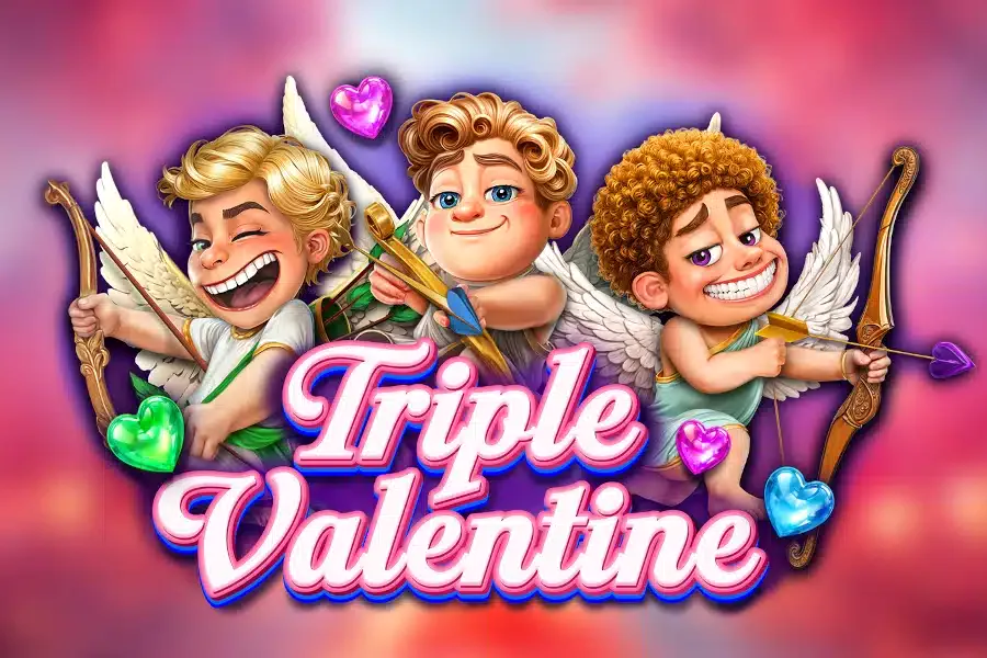 Triple Valentine slot game artwork from the legacy Casino Context page